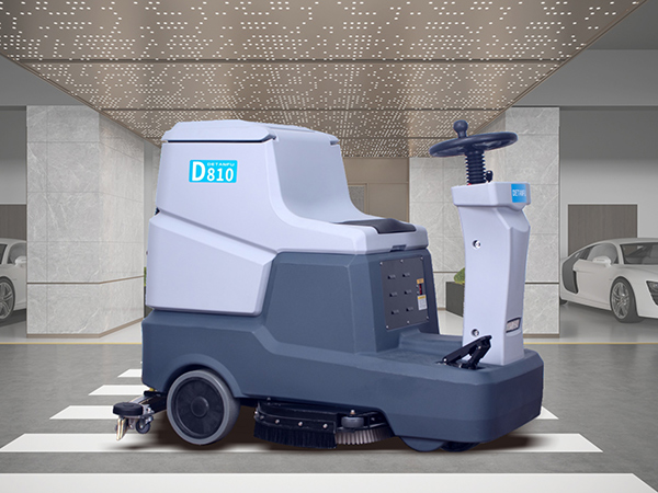 D810中型駕駛式雙刷洗地機